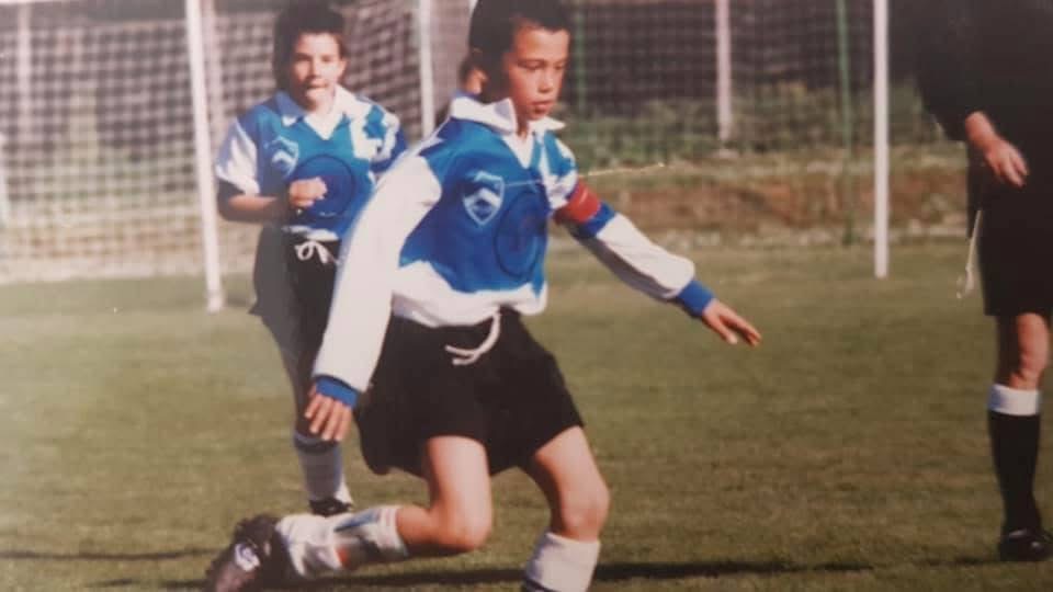 Anzalone ai tempi dell’Antella, da giovanissimo